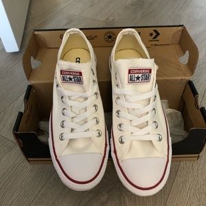White Converse Chuck Taylors